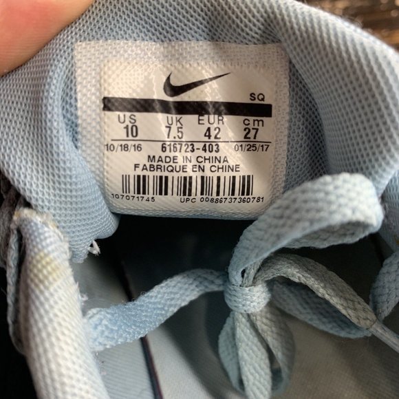 Nike Air Max Thea Premium Mica Blue Wmns Sz 10 Limited 616723-403 - Picture 7 of 7